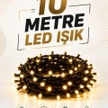 10 Metre LED Işıklı Dekoratif Parti ve Kutlama Aydınlatması