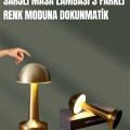 %100 Kademeli Ayarlanabilir Işık – USB Şarjlı Masa Lambası