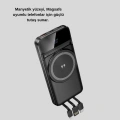 10000 mAh Kablosuz Hızlı Şarj Destekli Powerbank – 15W, PD20W, Type-C Girişli