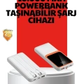 10000 mAh Taşınabilir Powerbank – Çift Çıkışlı Type-C ve Lightning Uyumlu