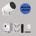 10.000 Oyun Destekli, Çift Kollu 4K Projeksiyon – HDMI, USB, AUX, Ethernet Yok