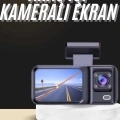 1080p Sürüş Kaydedici 2 İnç Araç Araba Ön İç Arka DVR IPS Ekran