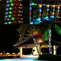 HERŞEYTREND 10 Metre 100 LED Solar RGB Işık Şeffaf Kablolu
