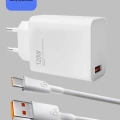120 Watt Hızlı Şarj Adaptörü Samsung S20 S21 S22 S23 Uyumlu