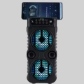 1200 mAh Şarjlı LED Işıklı Bluetooth Hoparlör – FM Radyolu, Hafıza Kart Destekli
