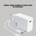 120W Güçlü Hızlı Şarj Adaptörü ve Type-C Kablo Seti – Güvenli Şarj Teknolojisi