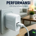 12W USB Şarj Adaptörü Ev ve Ofis Kullanımına Uygun