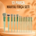 13 Parça Makyaj Fırça Seti Far Fırçası Allık Fırçası Yumuşak Uçlu