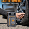 150 PSI Kablosuz Dijital Ekranlı Taşınabilir Araç Lastik Pompası