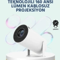160 ANSI Lümen Parlaklığa Sahip Geniş Ekran Projeksiyon