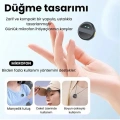 2 Adet Profesyonel Kablosuz Yaka Mikrofonu Lighting Uyumlu Manyetik Klipsli