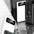 20.000 Mah Led Işıklı LCD Ekran USB Girişli Type-C Lightning Powerbank