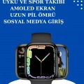 2025 Model Akıllı Saat ve 2.Nesil TWS Bluetooth Kulaklık ANC Özelliği Amoled Ekran