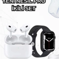 2025 Model Akıllı Saat ve Yeni Nesil Pro Bluetooth Kulaklık TWS Yüksek Ses Kaliteli