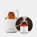 280ml Alev Işıklı Ultrasonik Hava Nemlendirici Sessiz ve USB Şarjlı