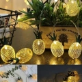 2m 10 Led Pilli 2 Kademeli Ananas Led Işık Mz6200-251