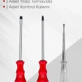 3lü Tornavida Seti (düz Tornavida + Yıldız Tornavida + Kontrol Kalemi)