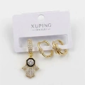 3lü Xuping Küpe - Altın