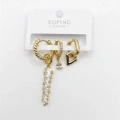 3lü Xuping Küpe - Altın