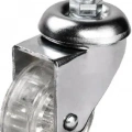 302 - 50x20 Mm Şeffaf Makaralı Vidalı Teker