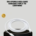 30W Hızlı Şarj Destekli 5.0A Type-C Kablo Veri Aktarım Özellikli