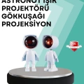360° Ayarlanabilir Başlıklı Astronot Gece Lambası