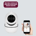 360° Dönen Akıllı WiFi Kamera – Uzaktan Kontrol ve İki Yönlü Ses Özellikli