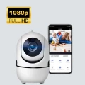 360° Dönen Akıllı WiFi Kamera – Uzaktan Kontrol ve İki Yönlü Ses Özellikli