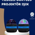 360° Dönen Galaxy Projektörlü Gece Lambası – Star Master Yıldızlı Gökyüzü Efekti