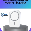 360° Döner Başlıklı MagSafe Araç Telefon Tutucu Hızlı Şarjlı