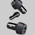 38W Araç Şarj Cihazı Type-C PD USB Hızlı Şarj Çift Port