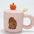 3d Capybara Desenli Porselen Kupa Bardak Alk4504