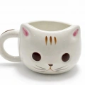 3d Kedi Tasarımlı Kabartmalı Kupa Bardak Alk5030