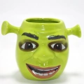 3d Shrek Tasarımı Porselen Kupa Bardak Alk4507