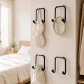 4lü Duvar Tipi Yapışkanlı Askı Pratik Ev Ve Banyo Askılık Seti