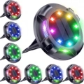 HERŞEYTREND 4lü Solar Panelli Kazıklı RGB Zemin LED (Güneş Enerjili)