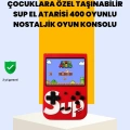 400 Oyunlu Taşınabilir Retro El Konsolu