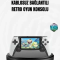 4.3 İnç Ekranlı Retro Oyun Konsolu – 64 GB Hafızalı, Şarjlı ve Multimedya Destekli