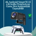 450 ANSI Lümen, 4K Destekli Kompakt Ev Projektörü