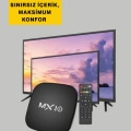 4K UHD Android Medya Oynatıcı 8 GB Hafıza 2 GB RAM Wi-Fi Destekli