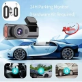 4k Wifi Çift Kameralı Araç Kamerası Gece Görüşlü G-sensörlü Dash Cam 170 Derece