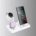 4’lü Apple Kablosuz Şarj Standı iPhone Watch ve AirPods Çoklu Şarjlı
