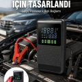 4’ü 1 Arada Jump Starter Hava Kompresörü Powerbank ve LED Fener Yeni Nesil