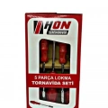 5 Adet Lokma Anahtar Tornavida 6/7/8/10/13/mm Metal Altıgen