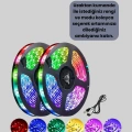 5 Metre Kumandalı RGB Şerit LED Aydınlatma