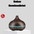 550 ml Büyük Su Hazneli Ultrasonik Nemlendirici ve Aromaterapi Difüzörü