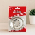 6lı Metal Çay Tabağı Seti