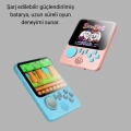 666 Oyunlu Retro Mini Oyun Konsolu – 3.5 LCD Ekran ve Çift Kişilik Oyun