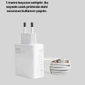 67 Watt Güçlü Şarj Aleti Samsung S23 Ultra S24 Uyumlu