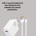 67W Hızlı Şarj Adaptörü ve Veri Aktarım Özellikli Type-C Kablo Seti